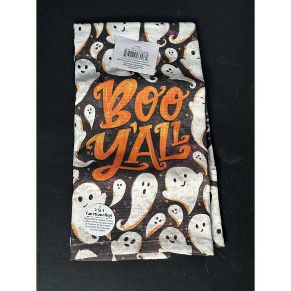Kay Dee Designs Halloween Ghosts Boo Y'All Dual Purpose Kitchen Towel - Picture 1 of 3